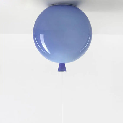 DecorBites™ DecorBites™ Kids Balloon Plastic Ceiling Light with Semi Mount and 1-Light Fixture