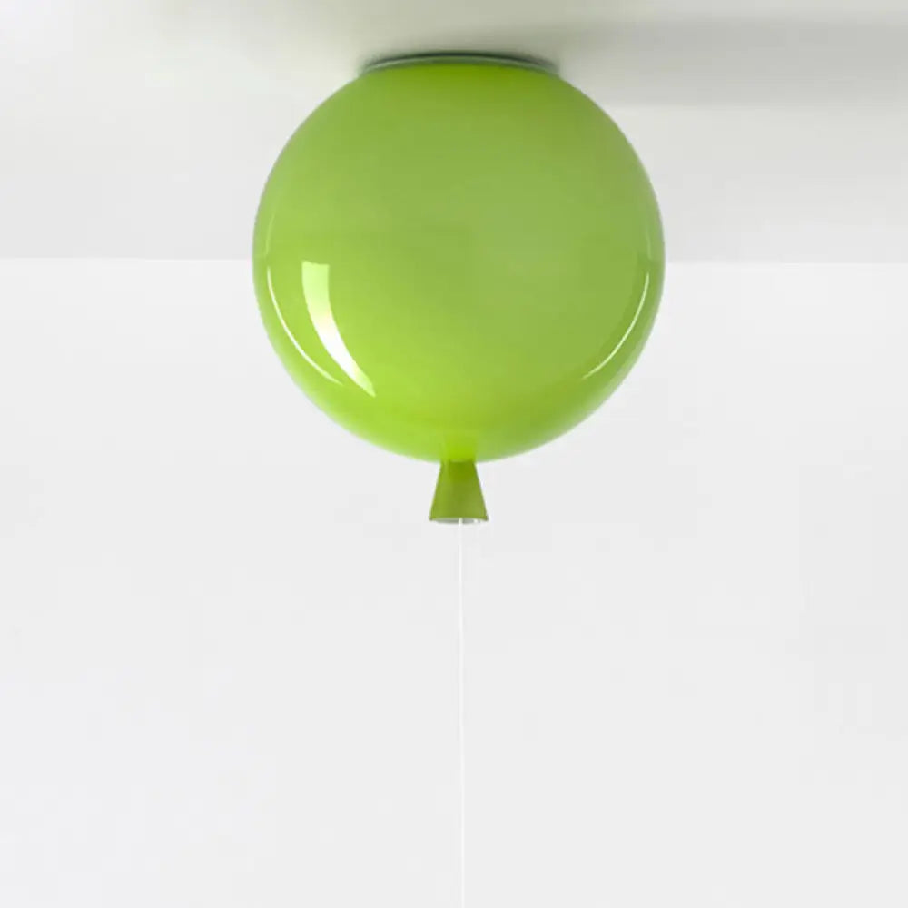 DecorBites™ DecorBites™ Kids Balloon Plastic Ceiling Light with Semi Mount and 1-Light Fixture