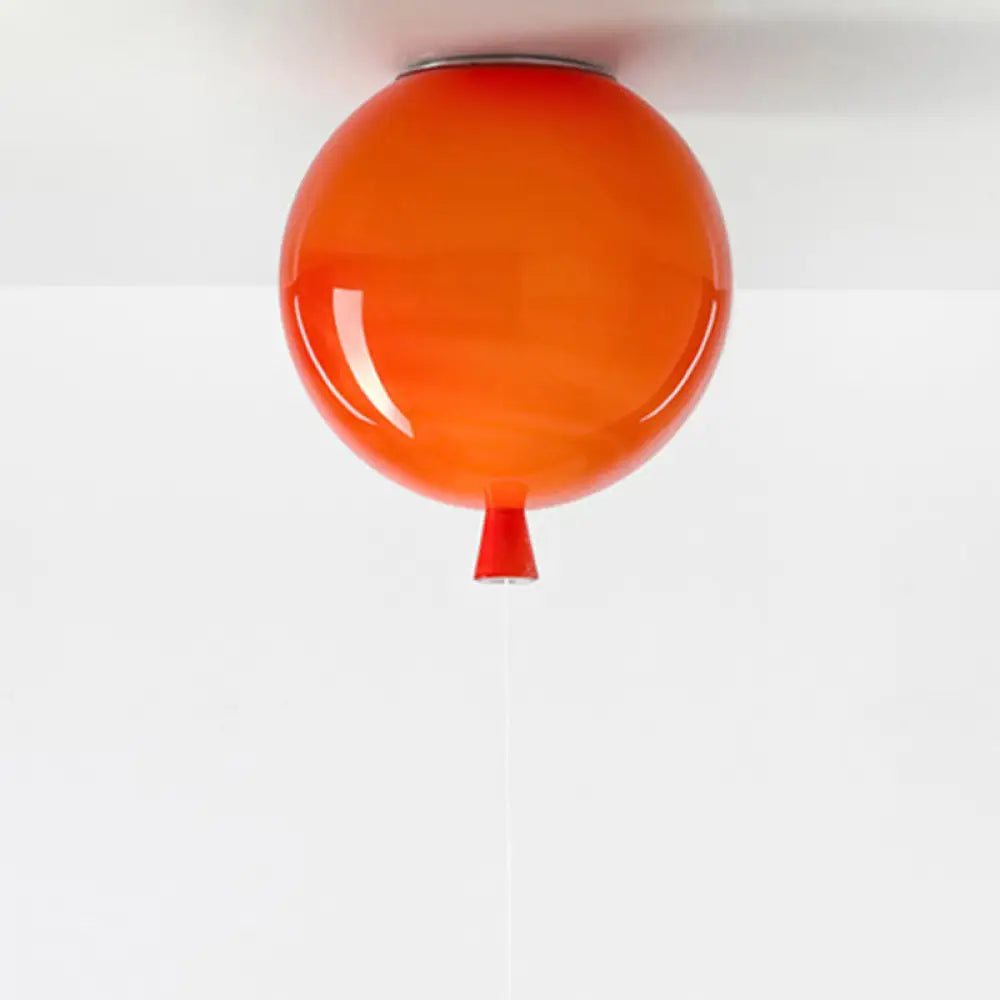 DecorBites™ DecorBites™ Kids Balloon Plastic Ceiling Light with Semi Mount and 1-Light Fixture