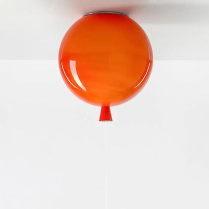 DecorBites™ DecorBites™ Kids Balloon Plastic Ceiling Light with Semi Mount and 1-Light Fixture