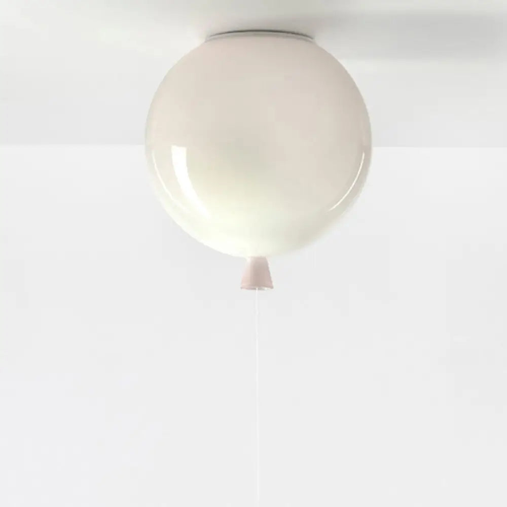 DecorBites™ DecorBites™ Kids Balloon Plastic Ceiling Light with Semi Mount and 1-Light Fixture