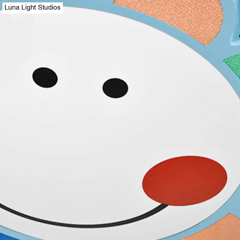 DecorBites™ DecorBites™ Kids' Bedroom & Hallway Smiling Flower Flush Ceiling Light - Lovely Acrylic Ceiling Fixture