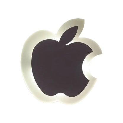 DecorBites™ Kids' Cartoon Apple/Leaf/Cat LED Flush Mount Wall Sconce - Small Acrylic Wall Light for Children's Bedroom in White