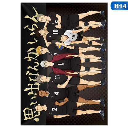 Kids Haikyuu Volleyball Anime Canvas Poster - P6 / 20x30cm No Frame - Posters