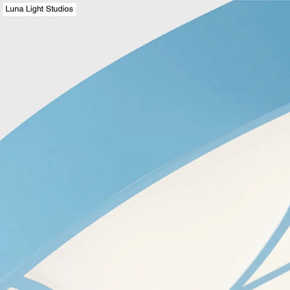 DecorBites™ DecorBites™ Kid's Leaf LED Ceiling Lamp - Cartoon Acrylic Metal Flush Mount Light