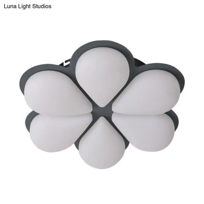 DecorBites™ DecorBites™ Kid's LED Flush Mount Ceiling Light in Grey/White/Coffee for Bedroom