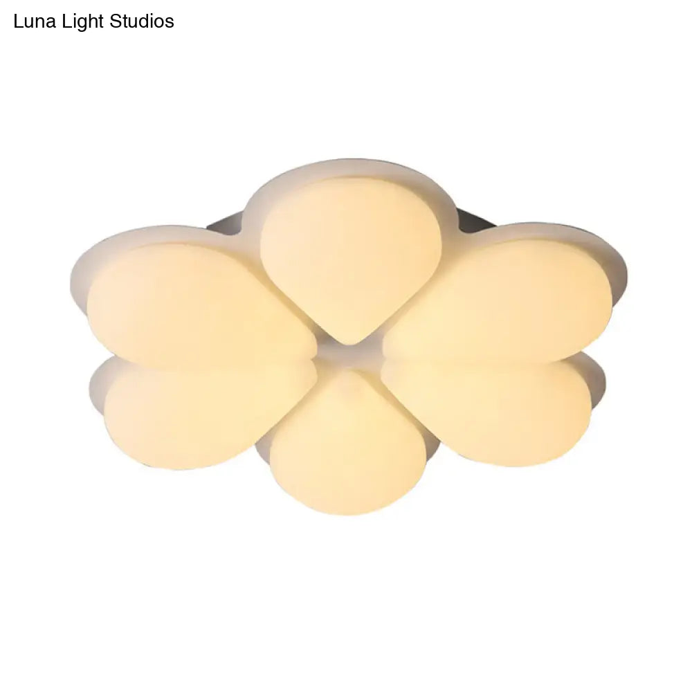 DecorBites™ DecorBites™ Kid's LED Flush Mount Ceiling Light in Grey/White/Coffee for Bedroom
