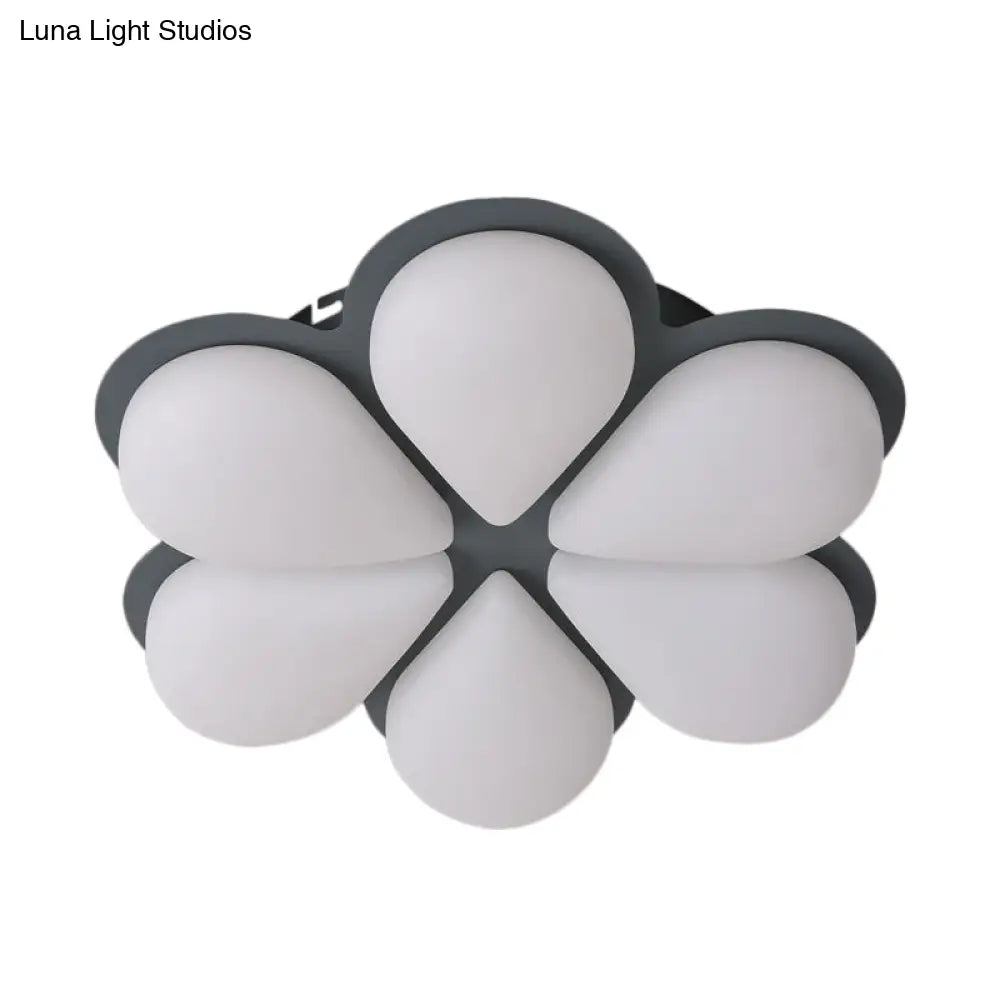 DecorBites™ DecorBites™ Kid's LED Flush Mount Ceiling Light in Grey/White/Coffee for Bedroom