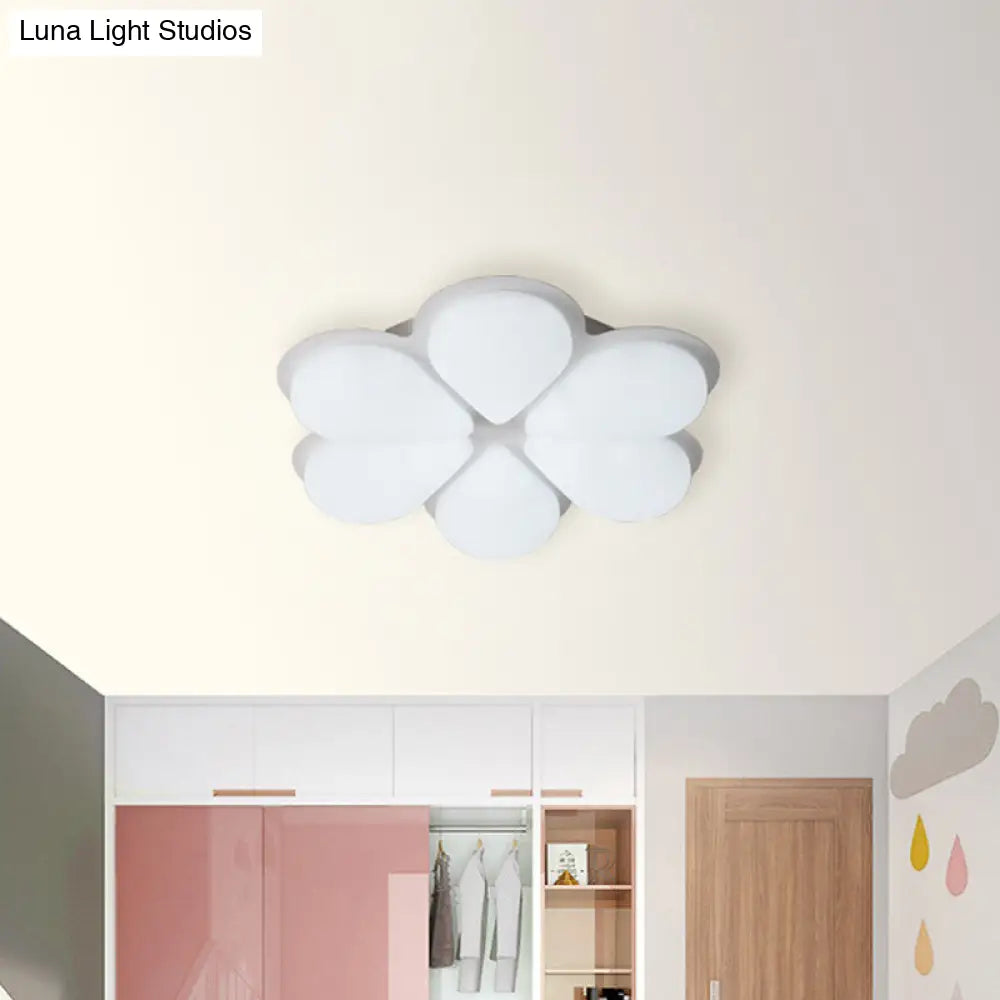 DecorBites™ DecorBites™ Kid's LED Flush Mount Ceiling Light in Grey/White/Coffee for Bedroom
