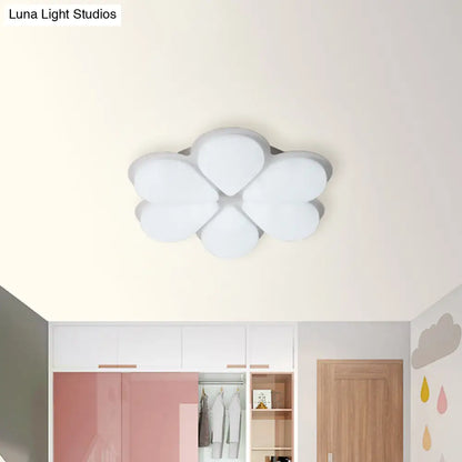 DecorBites™ DecorBites™ Kid's LED Flush Mount Ceiling Light in Grey/White/Coffee for Bedroom