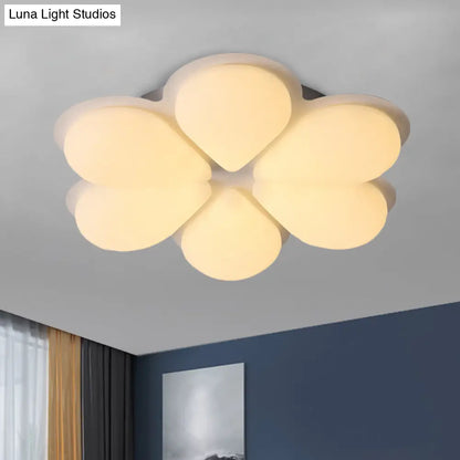 DecorBites™ DecorBites™ Kid's LED Flush Mount Ceiling Light in Grey/White/Coffee for Bedroom