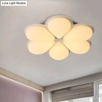 DecorBites™ DecorBites™ Kid's LED Flush Mount Ceiling Light in Grey/White/Coffee for Bedroom