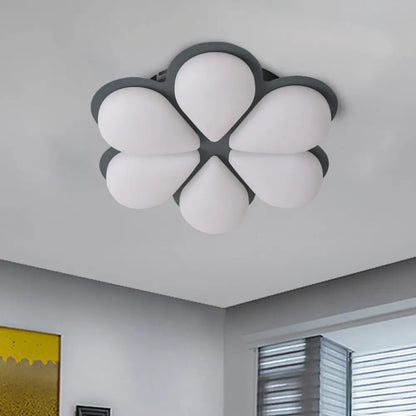 DecorBites™ DecorBites™ Kid's LED Flush Mount Ceiling Light in Grey/White/Coffee for Bedroom