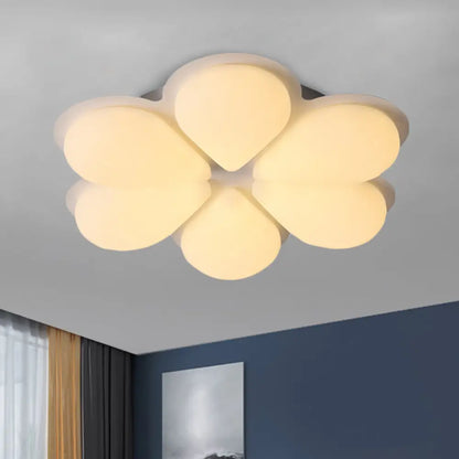 DecorBites™ DecorBites™ Kid's LED Flush Mount Ceiling Light in Grey/White/Coffee for Bedroom
