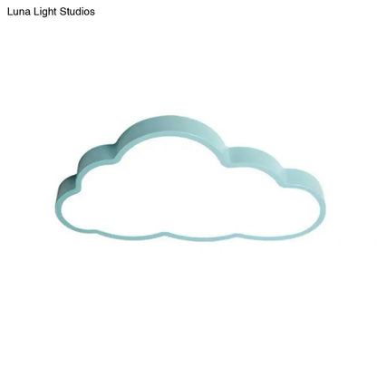 DecorBites™ DecorBites™ Kids Room Cartoon LED Acrylic Cloud Flushmount Ceiling Lamp