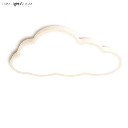 DecorBites™ DecorBites™ Kids Room Cartoon LED Acrylic Cloud Flushmount Ceiling Lamp