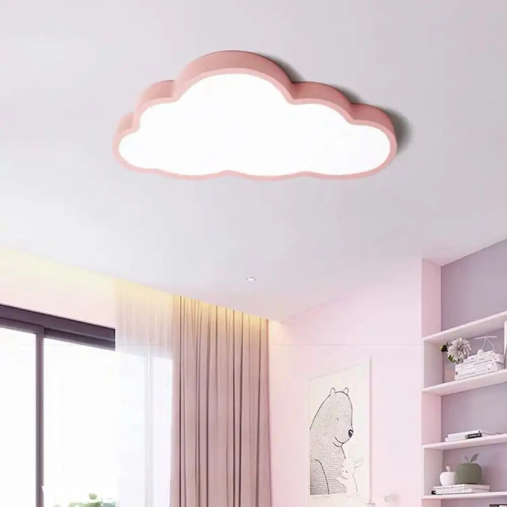DecorBites™ DecorBites™ Kids Room Cartoon LED Acrylic Cloud Flushmount Ceiling Lamp