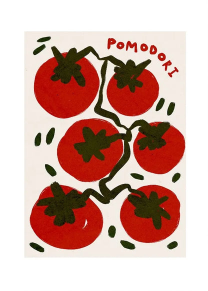 Kitchen Gallery Wall Prints for Foodies - 40X60cm Unframed / 4