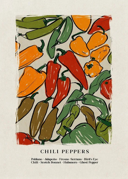 Kitchen Gallery Wall Prints for Foodies - 50X70cm Unframed / 1