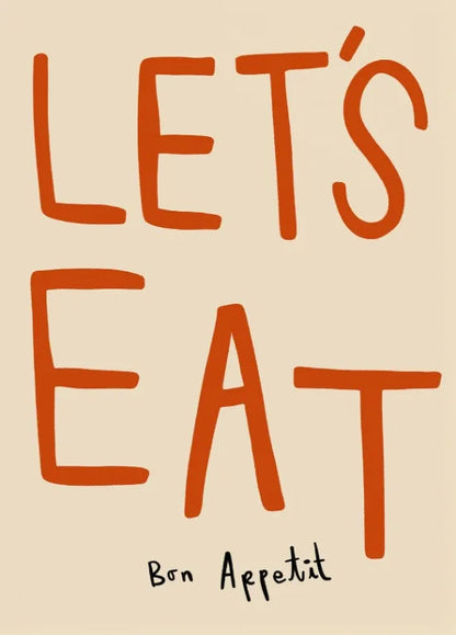 Kitchen Gallery Wall Prints for Foodies - 50X70cm Unframed / 2