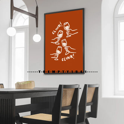 Kitchen Gallery Wall Prints for Foodies