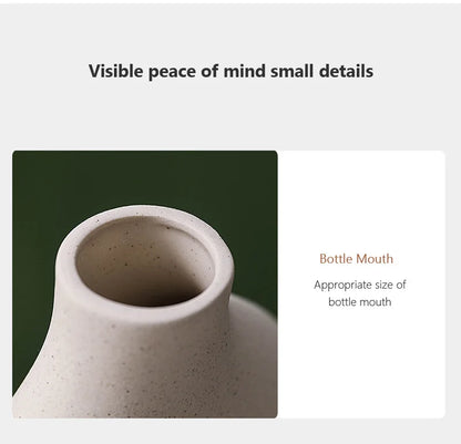 Large 21cm CAPIRON Ceramic Vase Home Decor - Vase