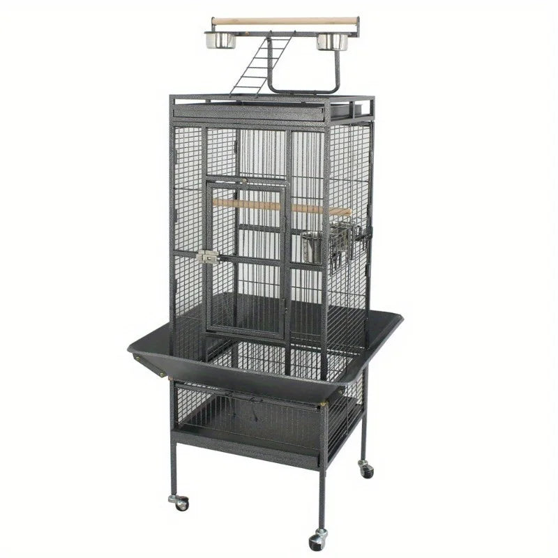 Large 61’’ Bird Cage - Non-Toxic Steel Easy Assembly - United States