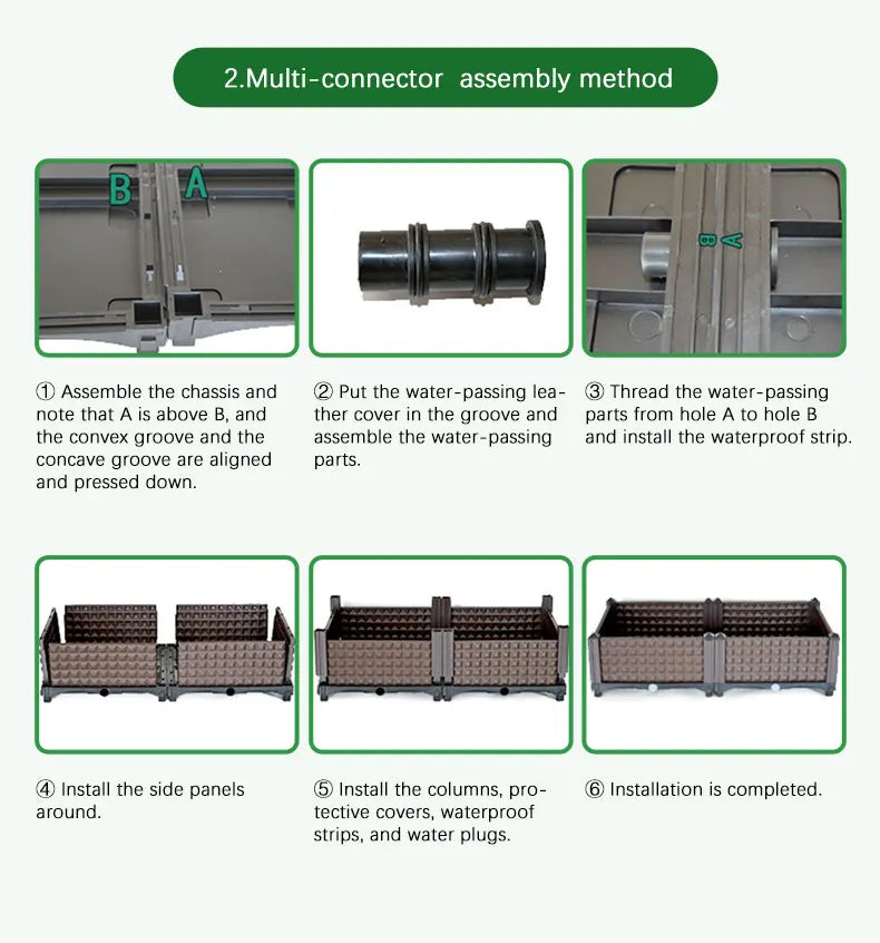 Large Plastic Flower Pot for Indoor & Outdoor Gardening