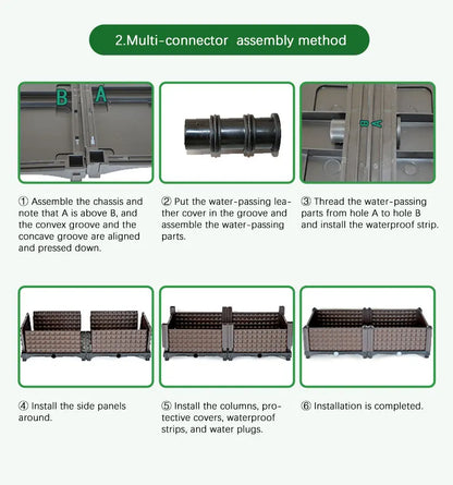 Large Plastic Flower Pot for Indoor & Outdoor Gardening