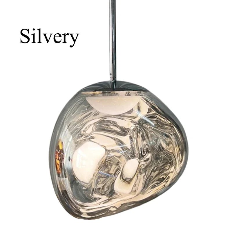 Lava Acrylic Pendant Light With Polished Chrome Finish - Decorbites