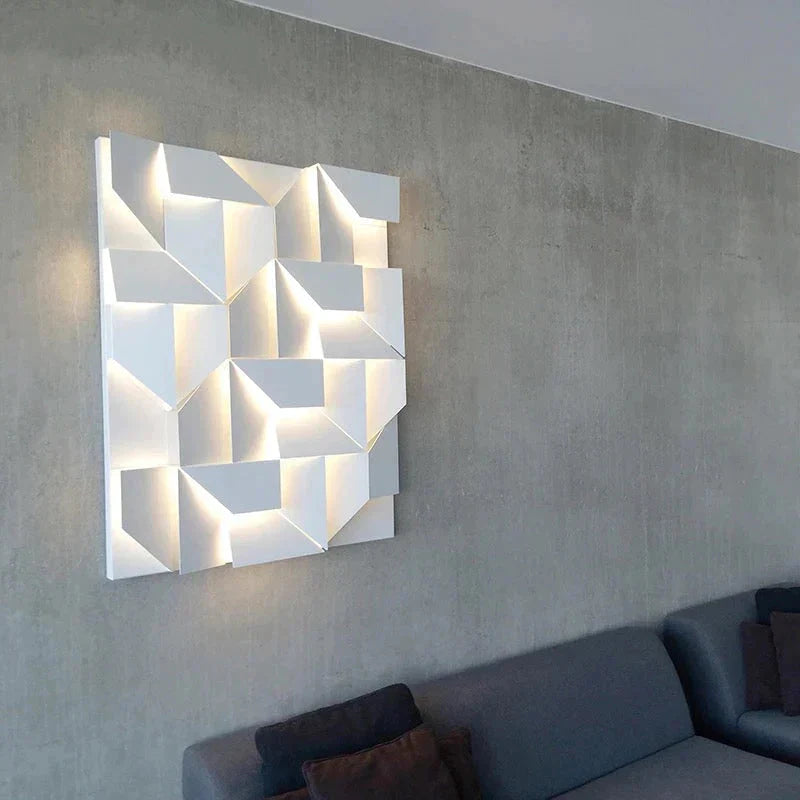 DecorBites™ Leanne | Geometric Wall Lamp