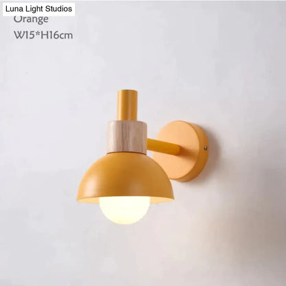 DecorBites™ Leanne  | Wooden Wall Lamp