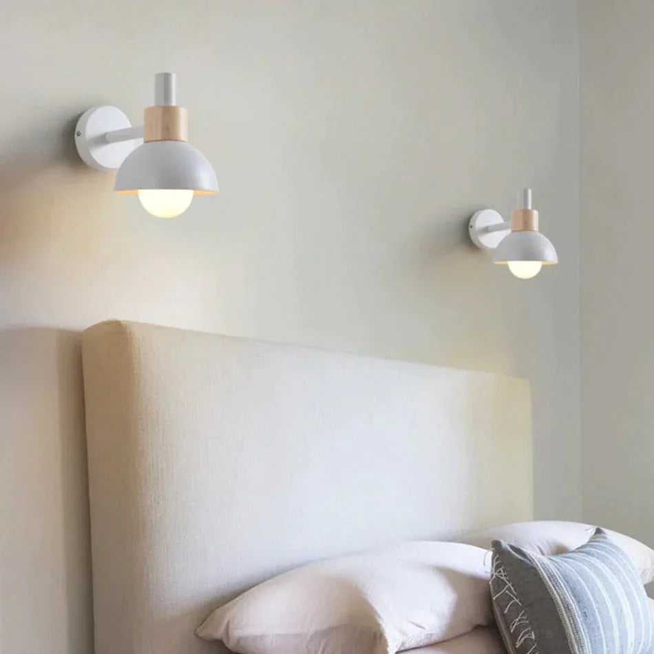 DecorBites™ Leanne  | Wooden Wall Lamp