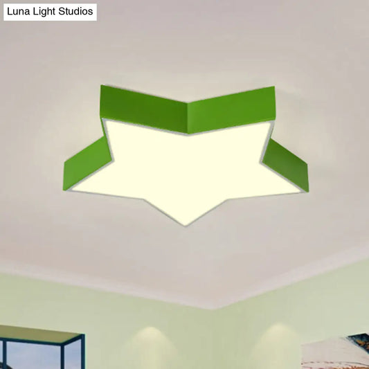 DecorBites™ DecorBites™ LED Acrylic Ceiling Light for Child's Room - Simplistic Star Design - Flush Mount