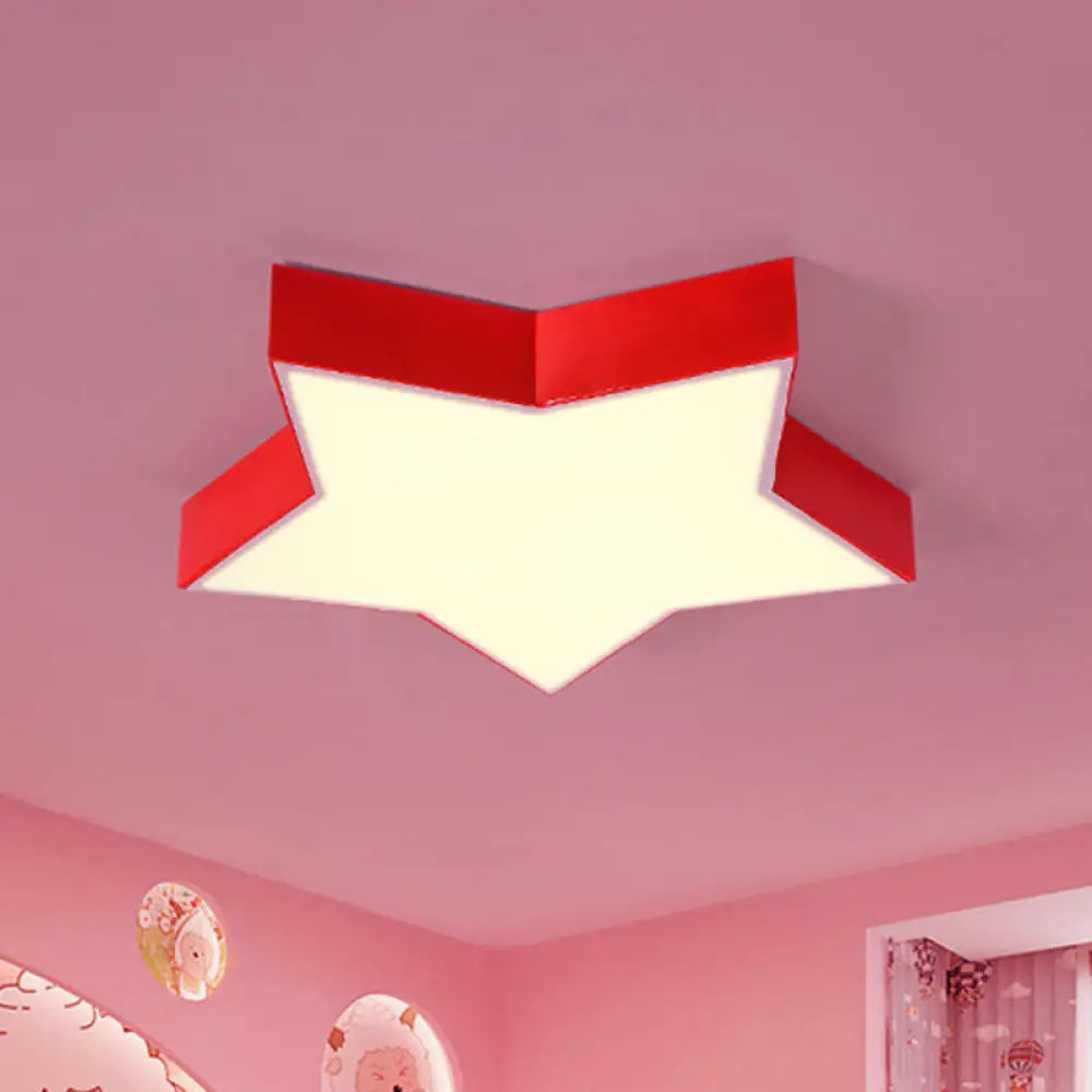 DecorBites™ DecorBites™ LED Acrylic Ceiling Light for Child's Room - Simplistic Star Design - Flush Mount