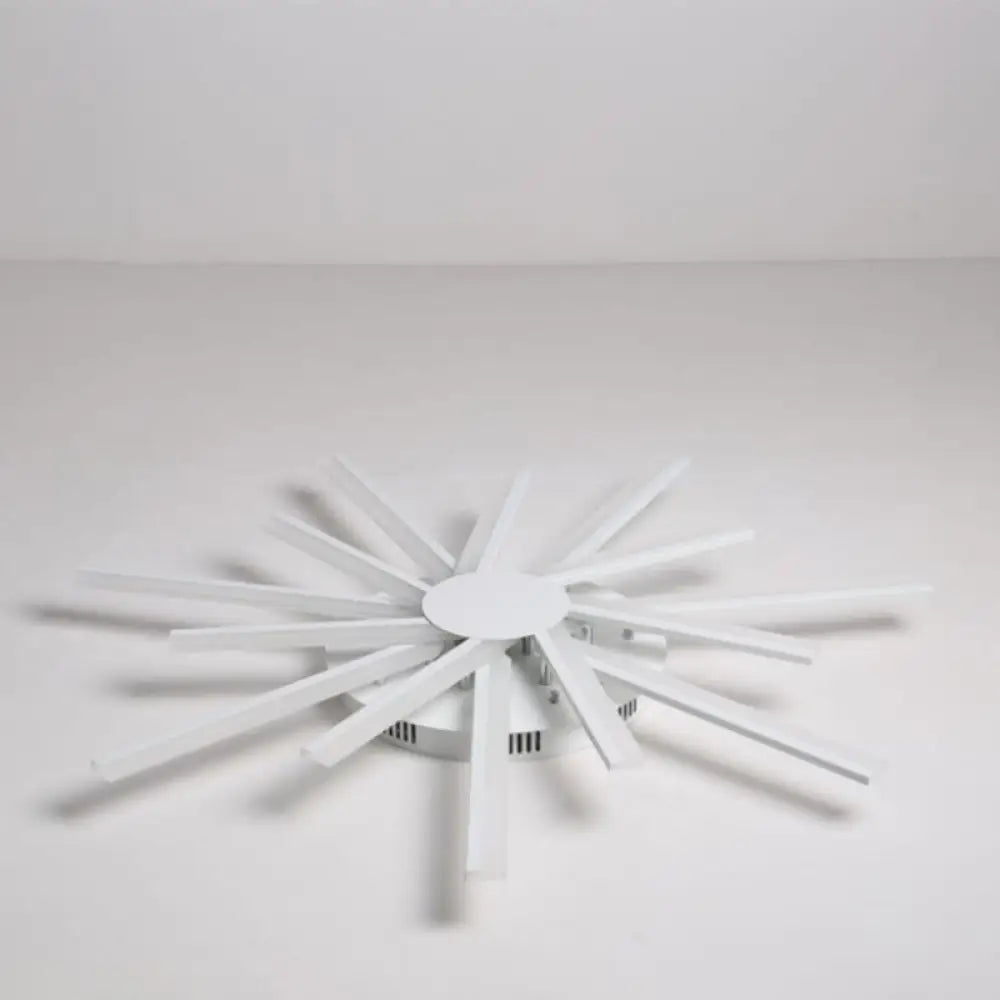 DecorBites™ DecorBites™ LED Acrylic Semi Flush Light for Living Room Ceiling in White