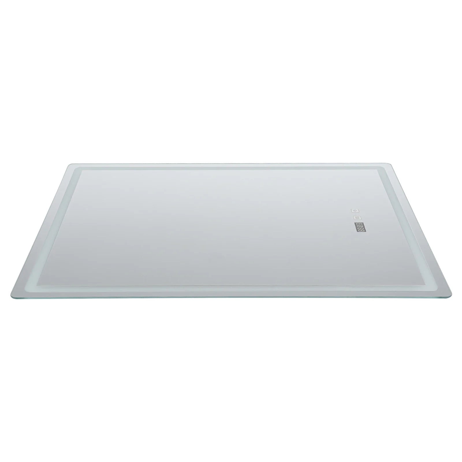 LED Bathroom Mirror: Adjustable Brightness Anti-Fog Time Display - United States