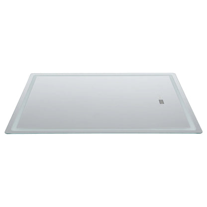 LED Bathroom Mirror: Adjustable Brightness Anti-Fog Time Display - United States