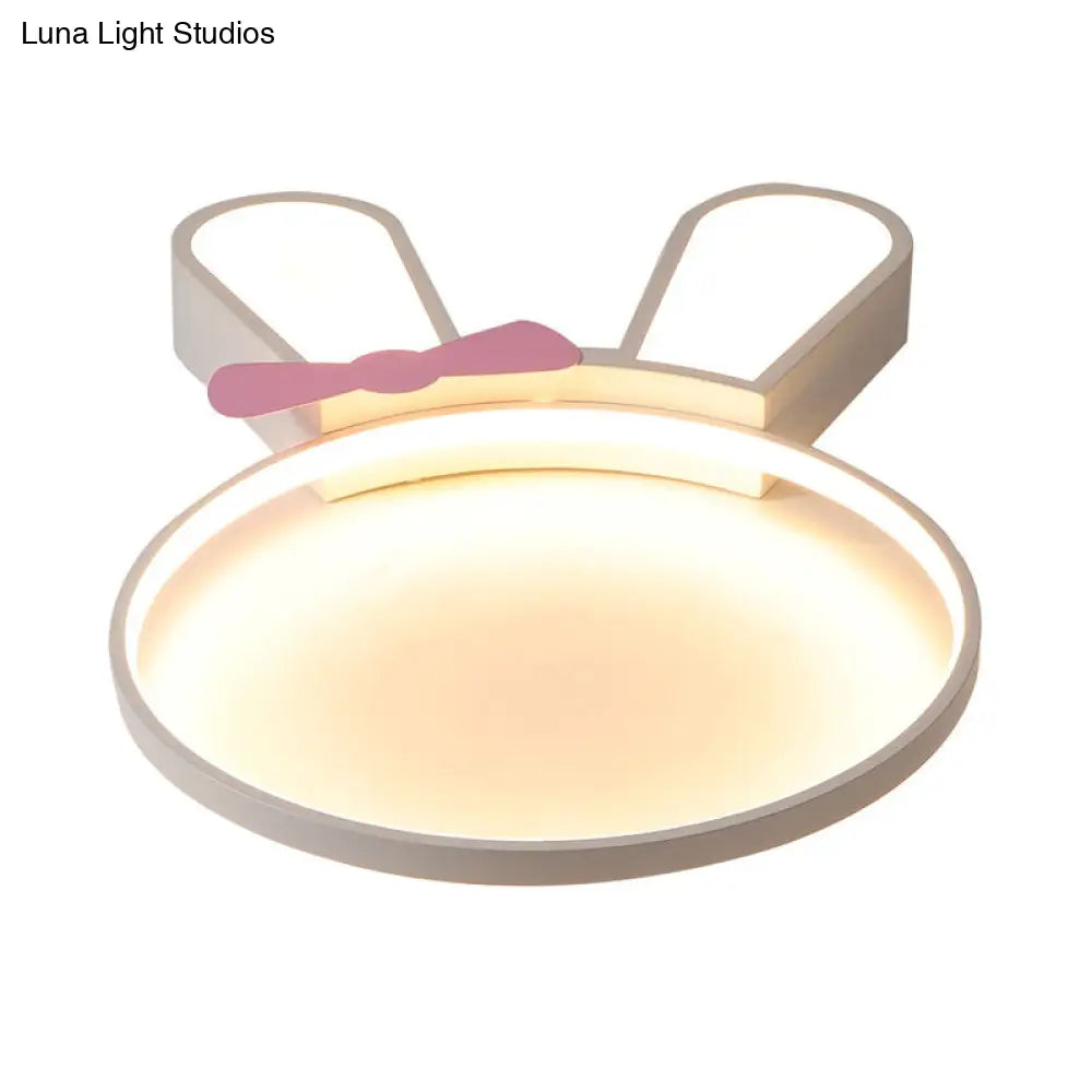 DecorBites™ DecorBites™ LED Bunny Outline Ceiling Light with Acrylic Shade - Warm/White
