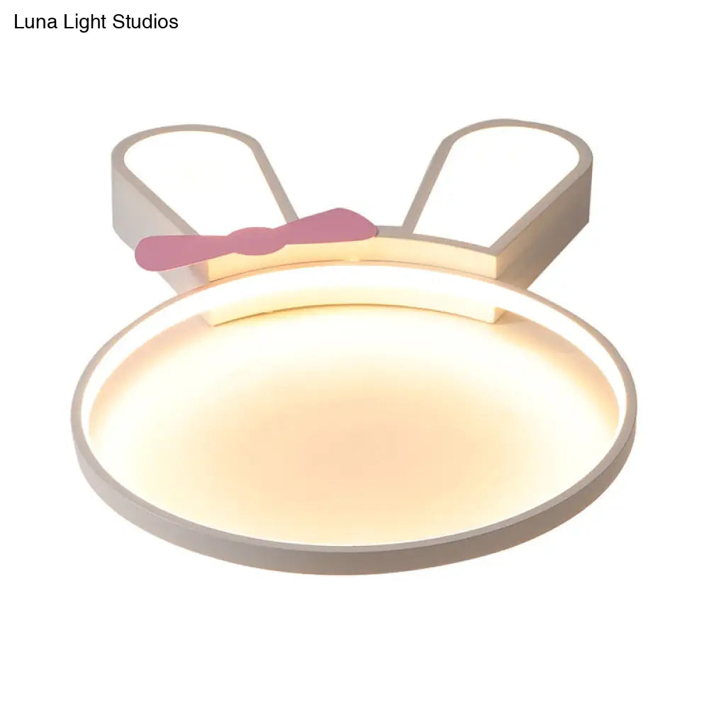 DecorBites™ DecorBites™ LED Bunny Outline Ceiling Light with Acrylic Shade - Warm/White
