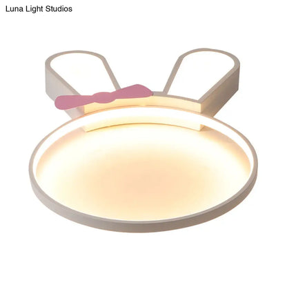 DecorBites™ DecorBites™ LED Bunny Outline Ceiling Light with Acrylic Shade - Warm/White