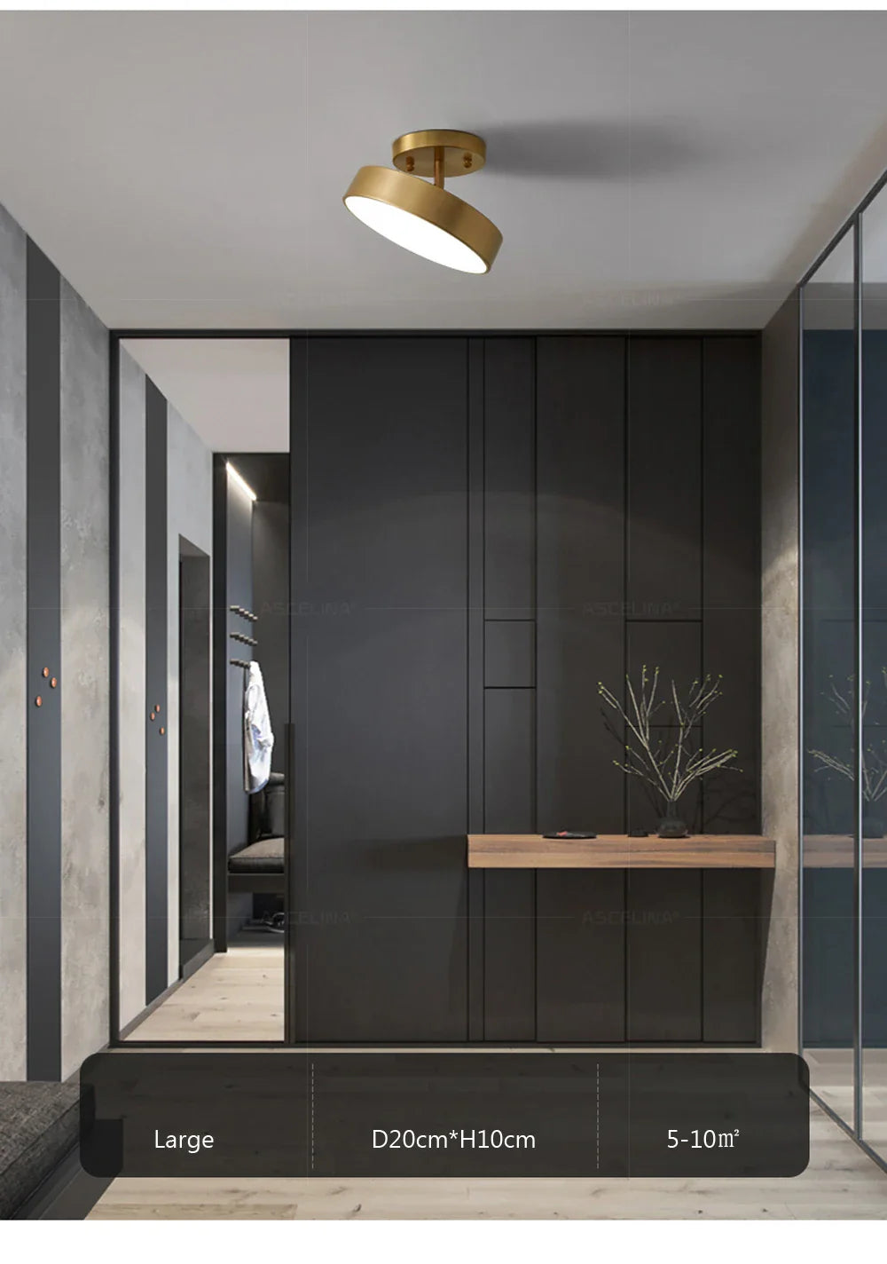 LED Ceiling Light for Bedroom and Living Room