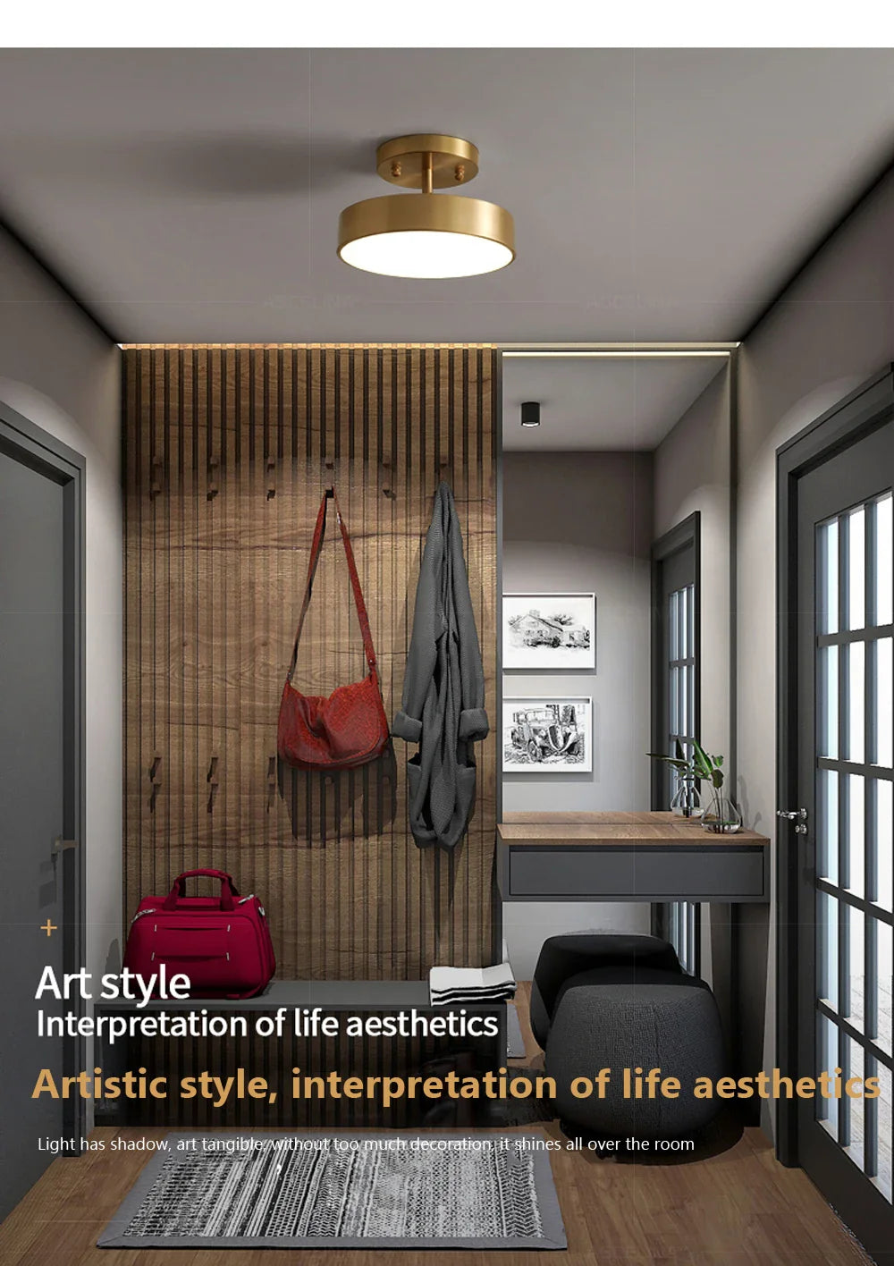 LED Ceiling Light for Bedroom and Living Room