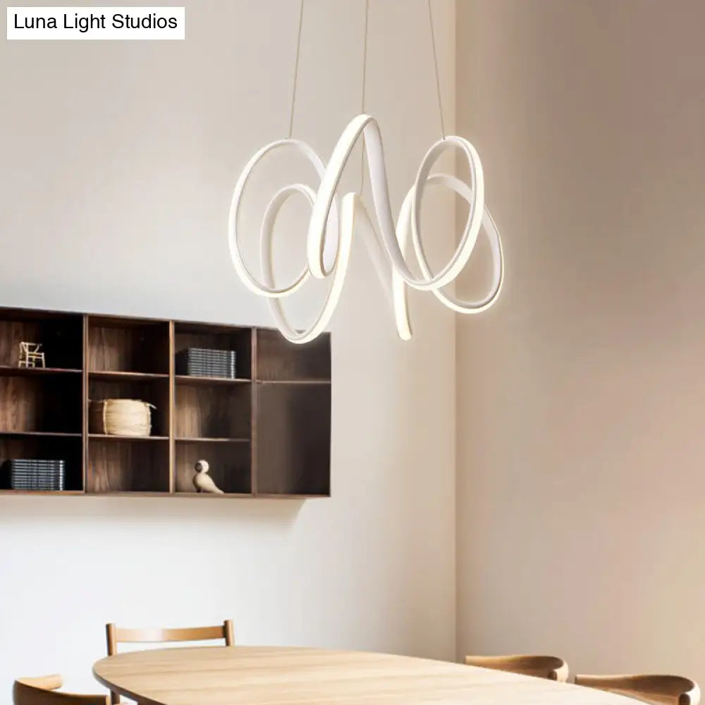 Lámpara de techo LED: Diseño minimalista moderno con pantalla acrílica blanca y luz blanca/cálida para sala de estar