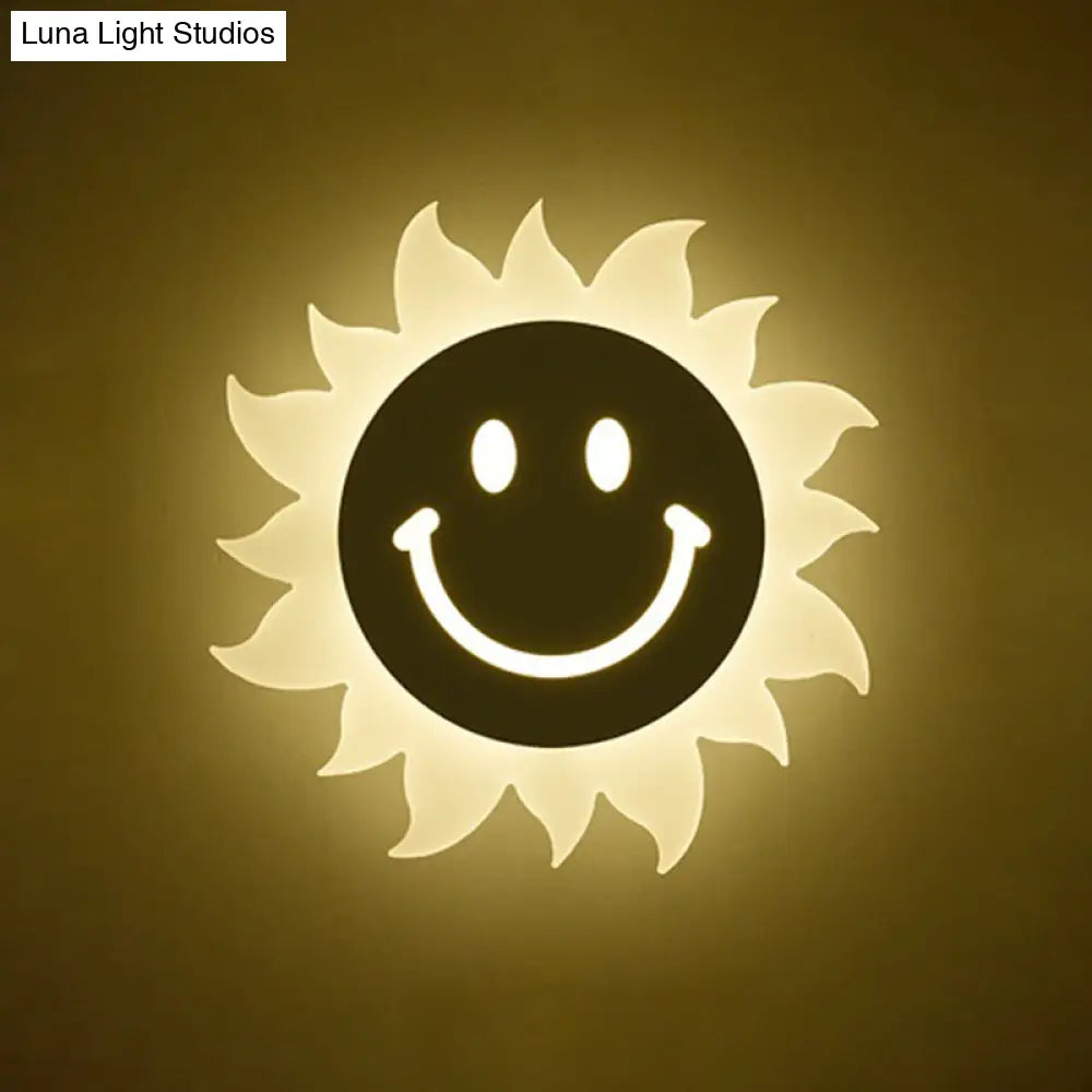 DecorBites™ LED Cloud Wall Sconce in White for Simple Living Room Lighting