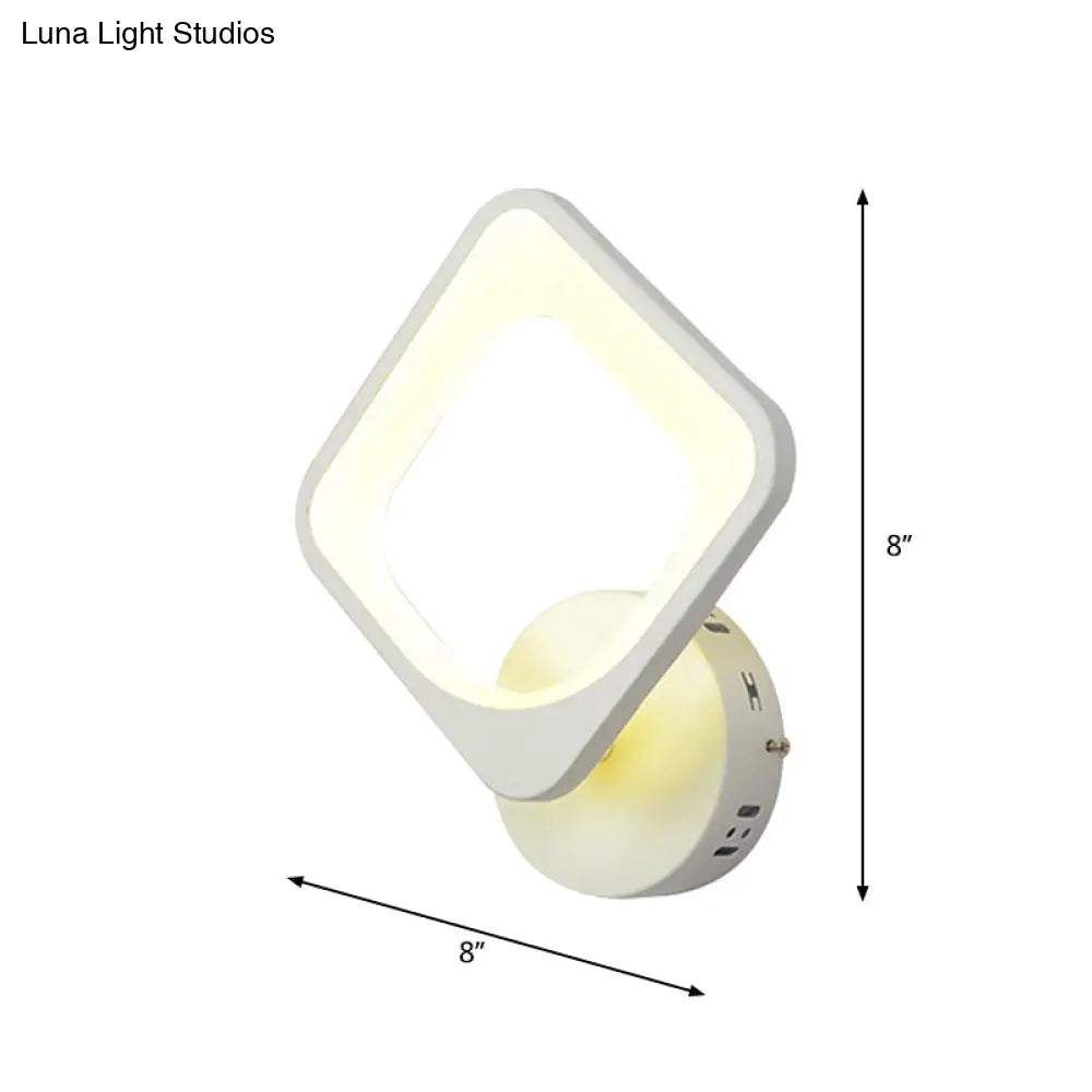 DecorBites™ LED Cloud Wall Sconce in White for Simple Living Room Lighting