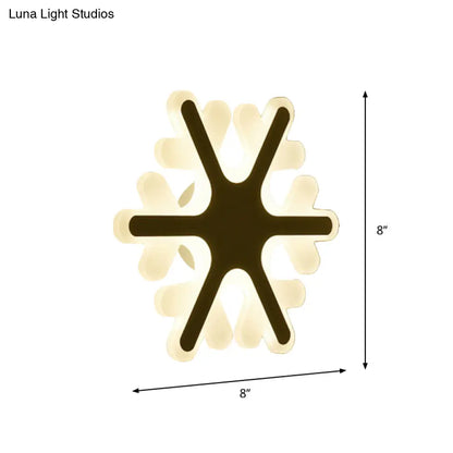 DecorBites™ LED Cloud Wall Sconce in White for Simple Living Room Lighting