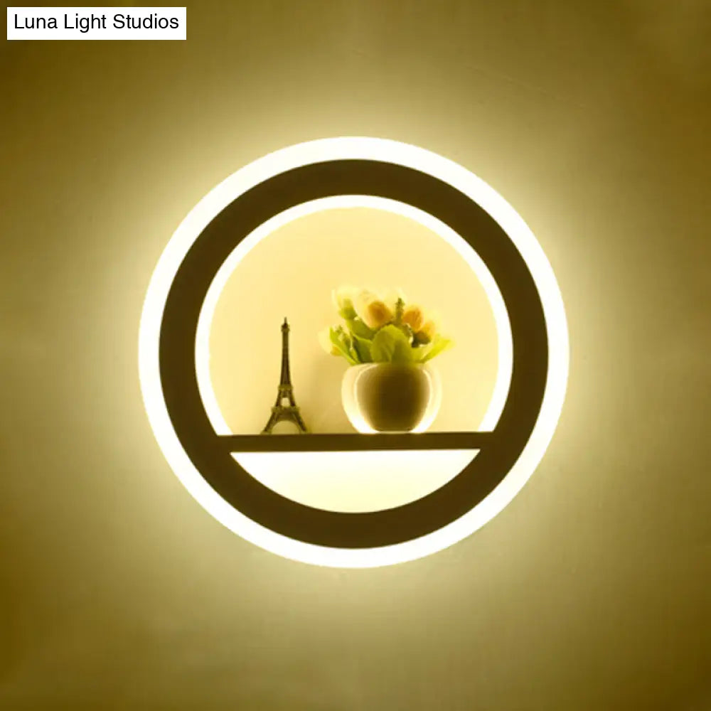 DecorBites™ LED Cloud Wall Sconce in White for Simple Living Room Lighting