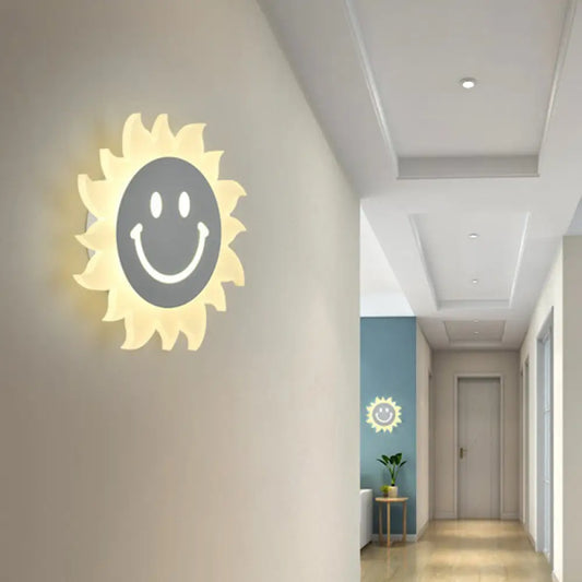 DecorBites™ LED Cloud Wall Sconce in White for Simple Living Room Lighting