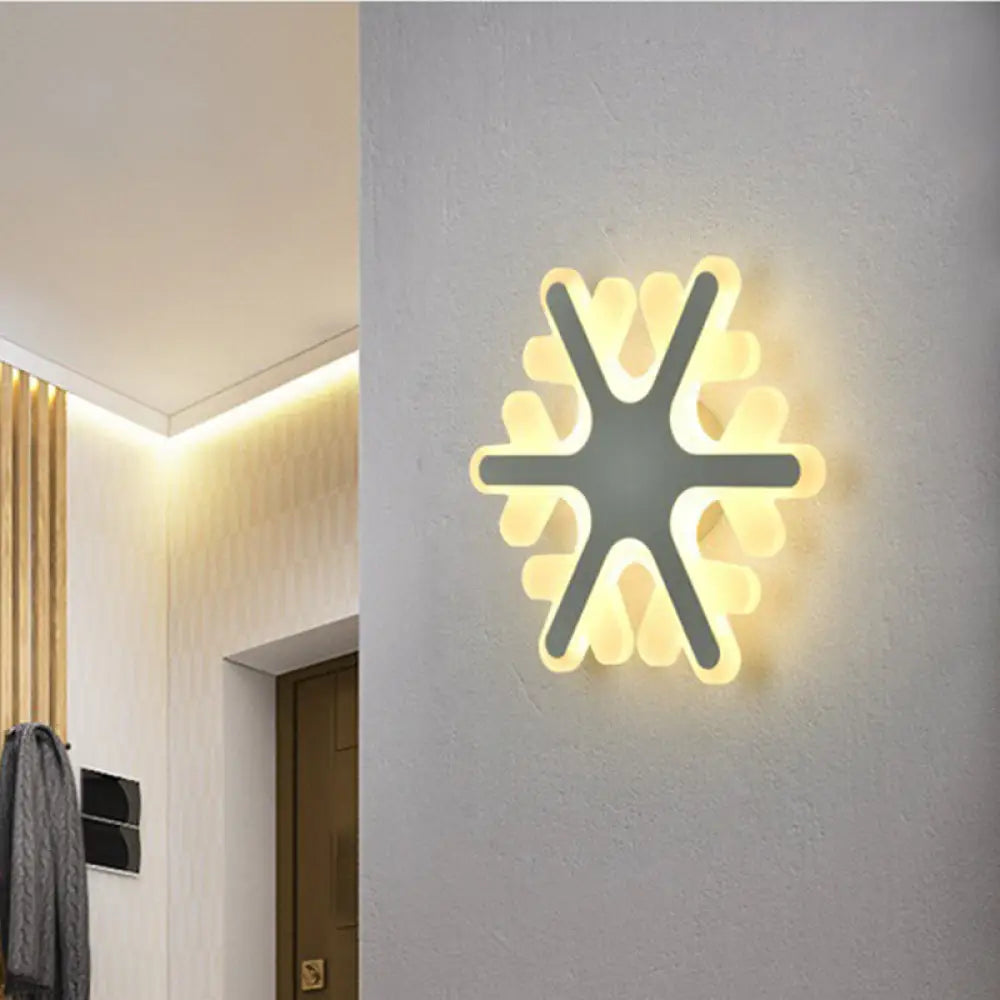 DecorBites™ LED Cloud Wall Sconce in White for Simple Living Room Lighting
